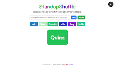 StandupShuffle gallery image