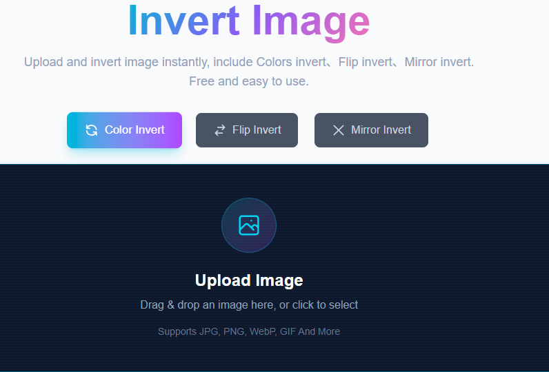 Invert Image Online gallery image