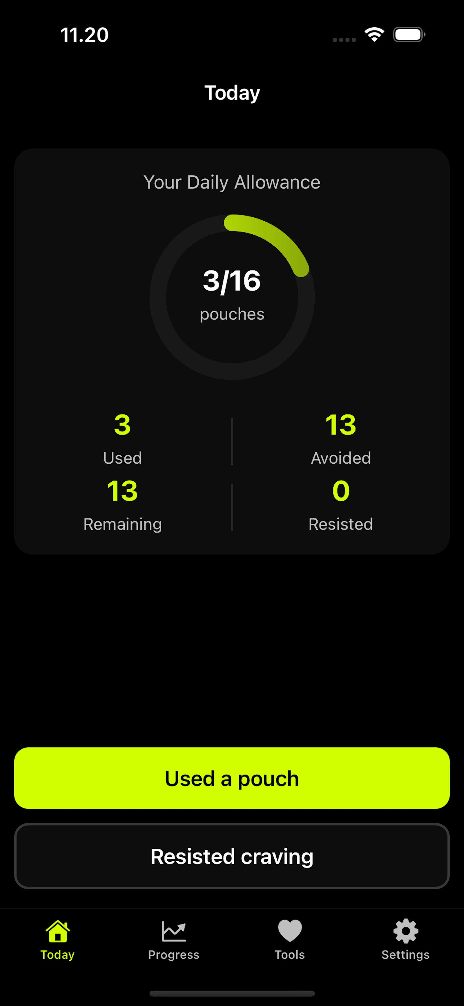 Wean Nicotine screenshot 1