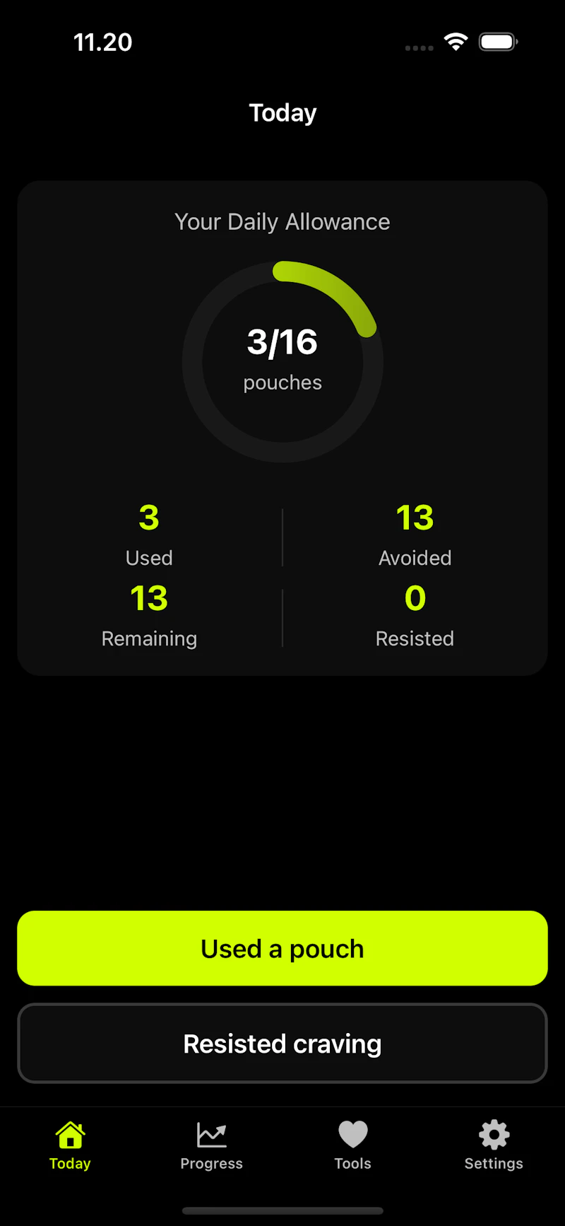 Wean Nicotine screenshot 1