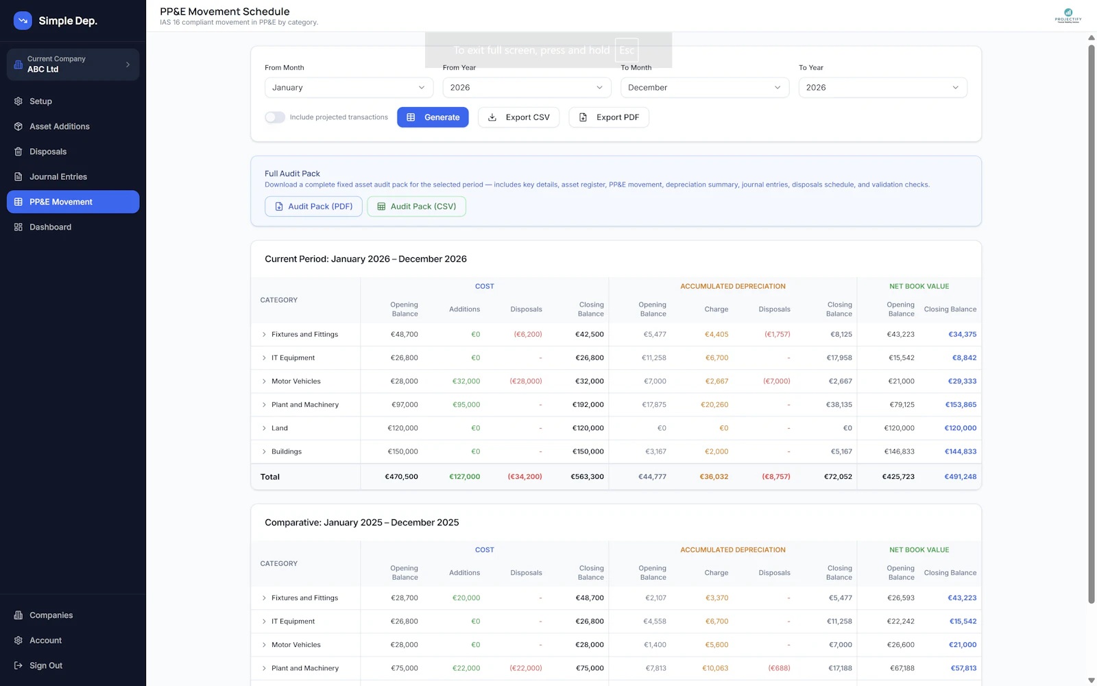 Simple Depreciation screenshot 7