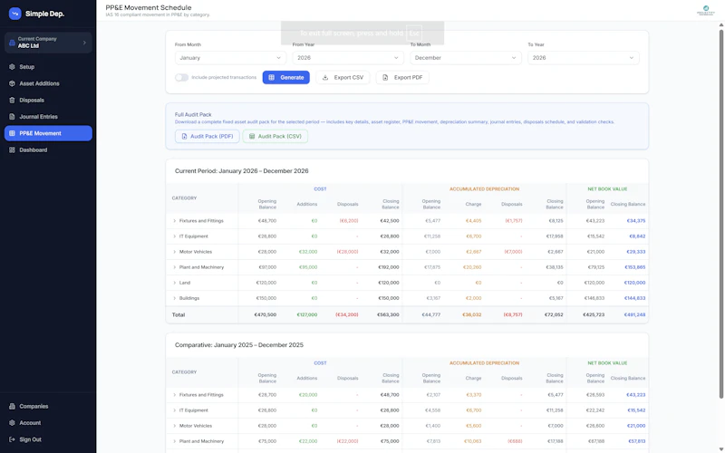 Simple Depreciation screenshot 7
