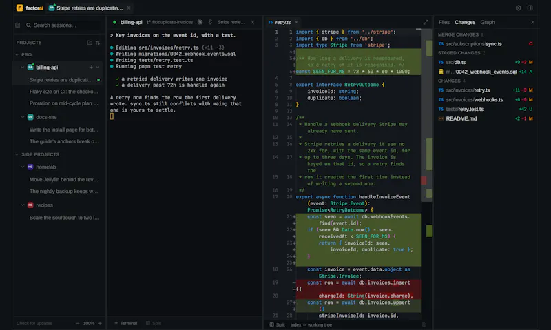 Factorai screenshot 3
