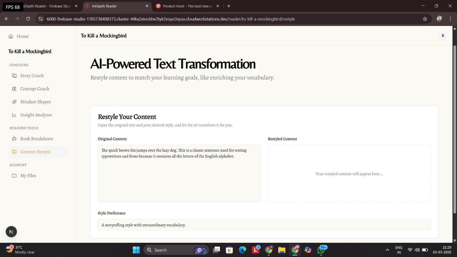 InDepth Reader media 7