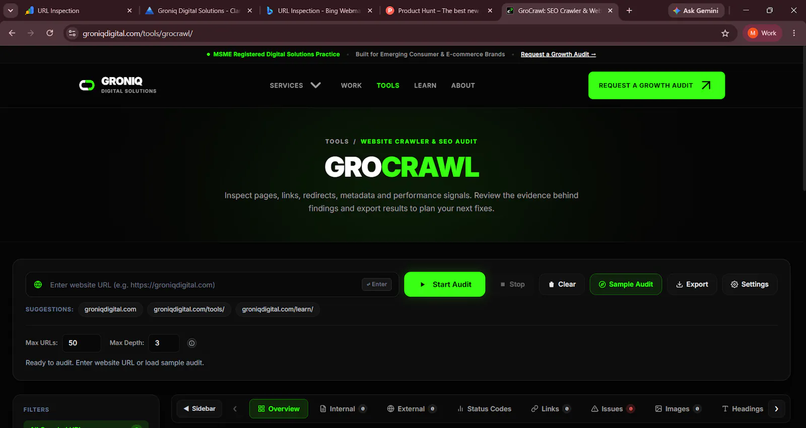 GroCrawl screenshot 2