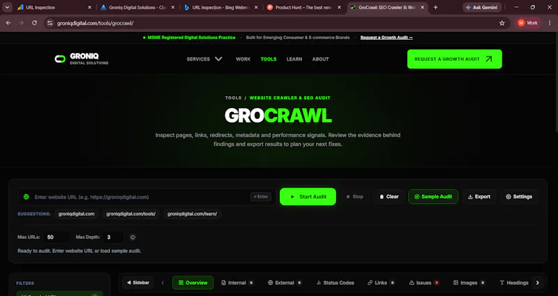 GroCrawl screenshot 2