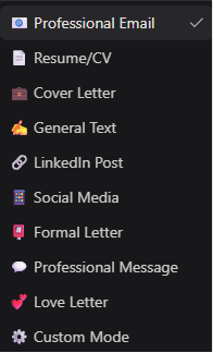Resume & Email Rewriter gallery image
