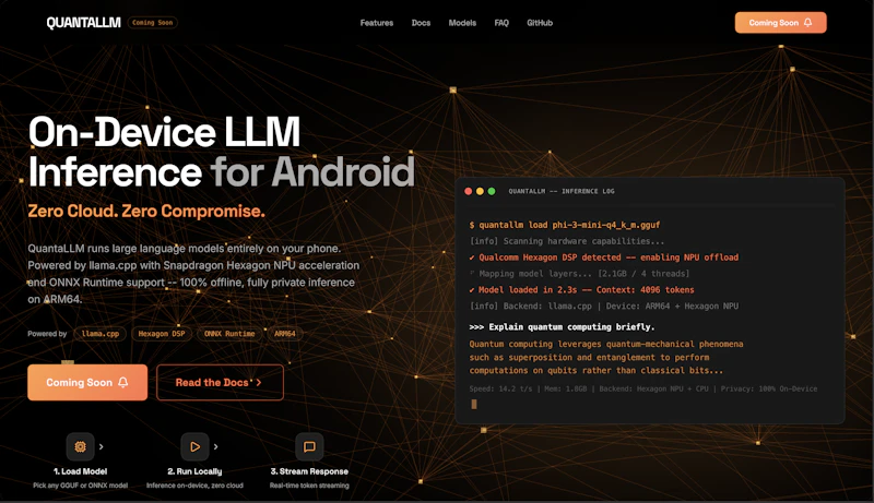 QuantaLLM screenshot 1