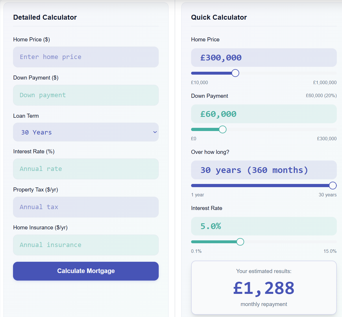 QuickCalculations - Product Hunt launch logo and brand identity