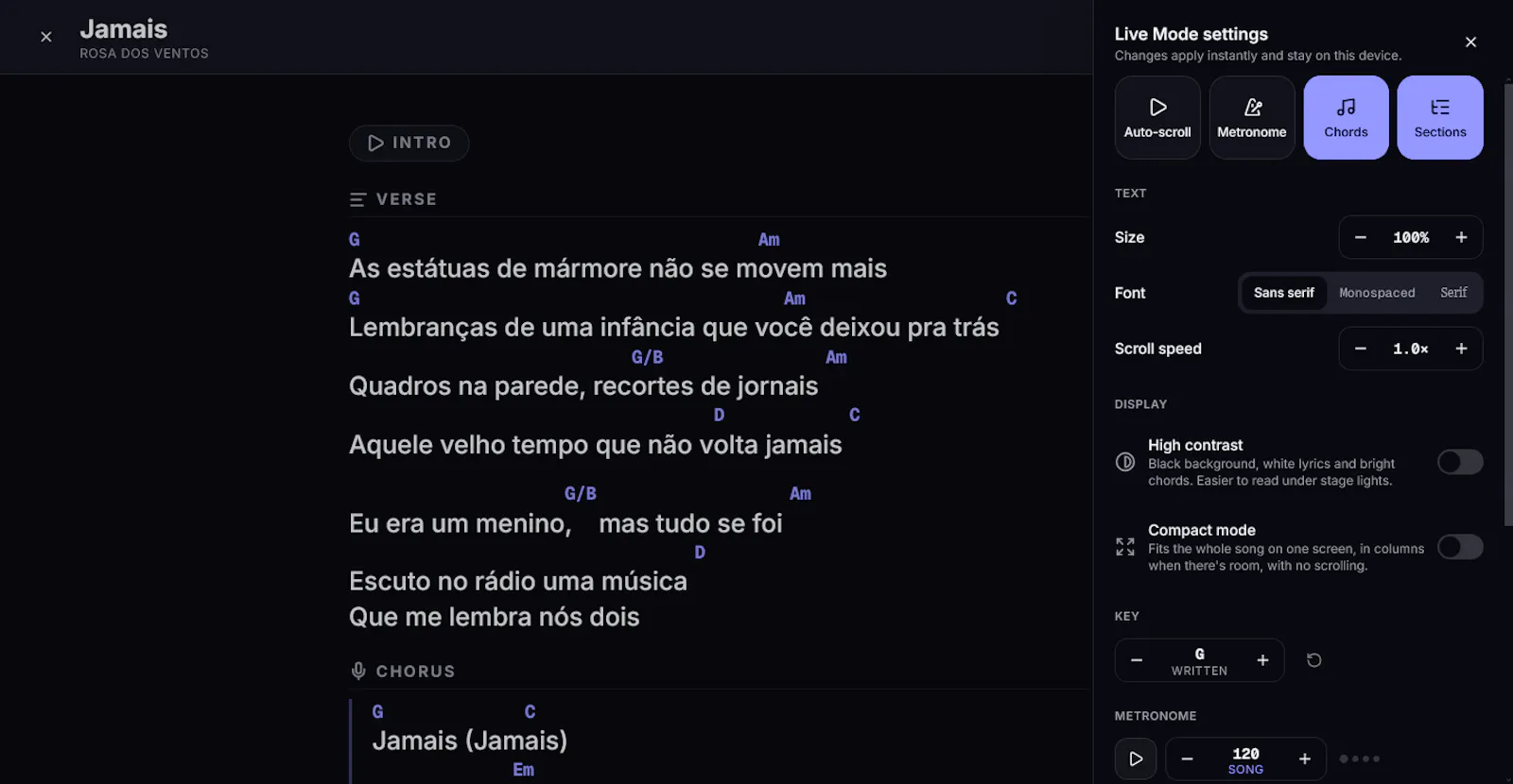 Setlyst screenshot 1