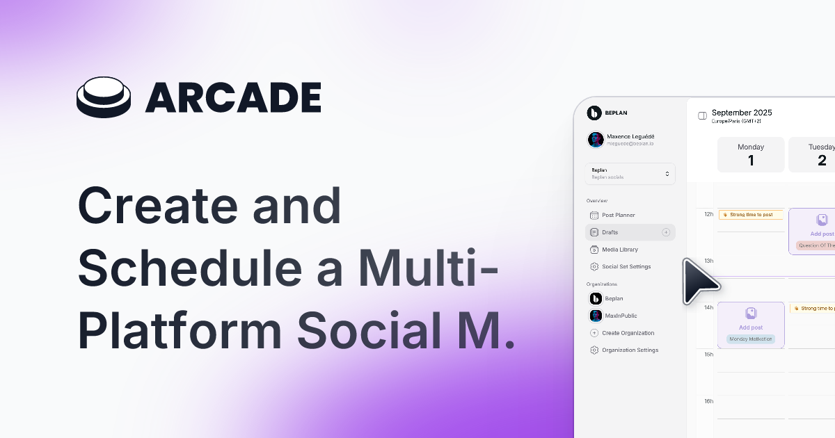 Planen - Social -Media -Scheduler für Influencer und Agenturen Medien 1