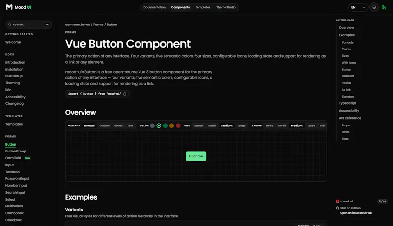 Mood UI screenshot 2