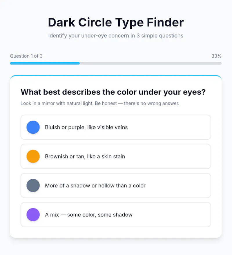 Dark Circle Type Finder screenshot 1