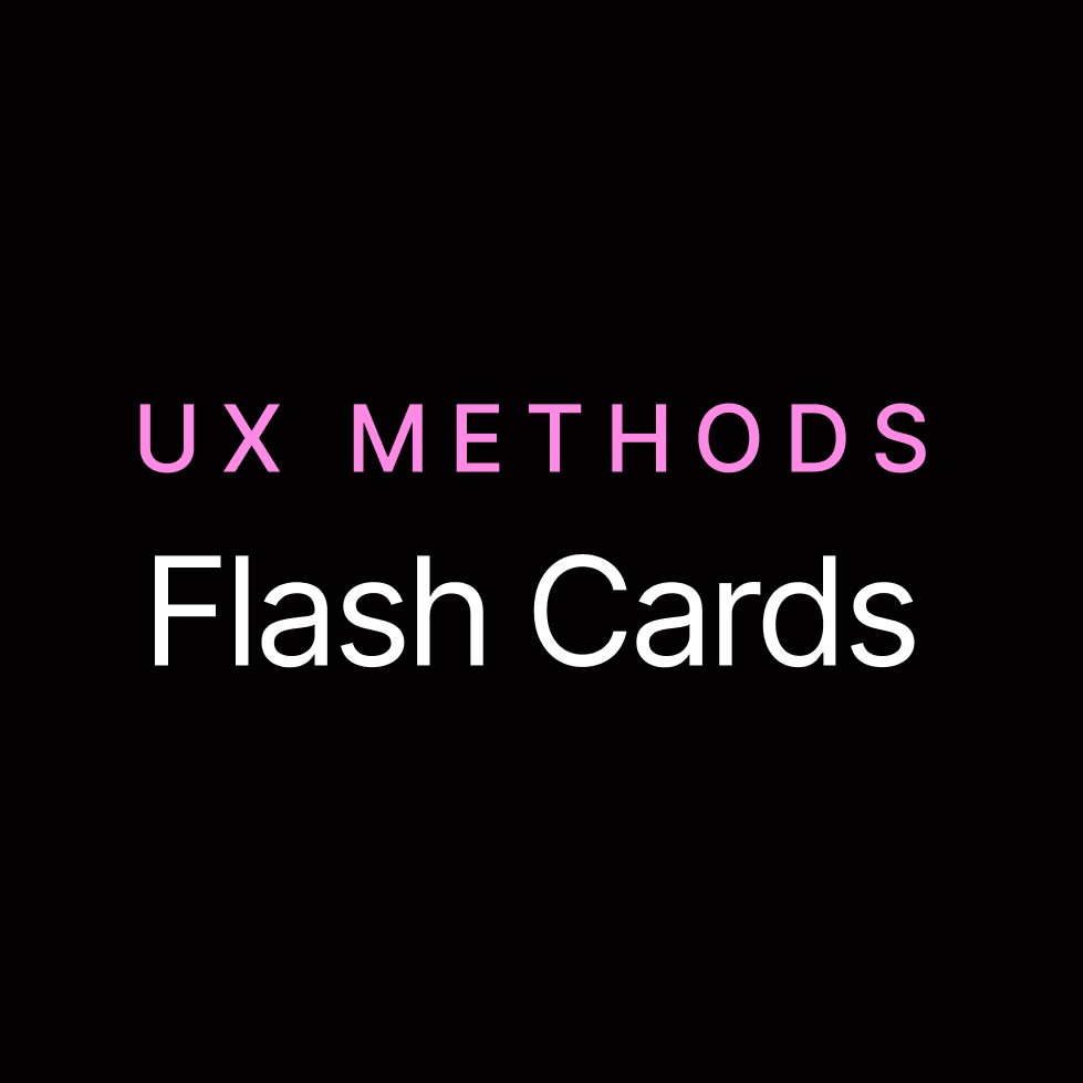 Cartões de flash de design ux