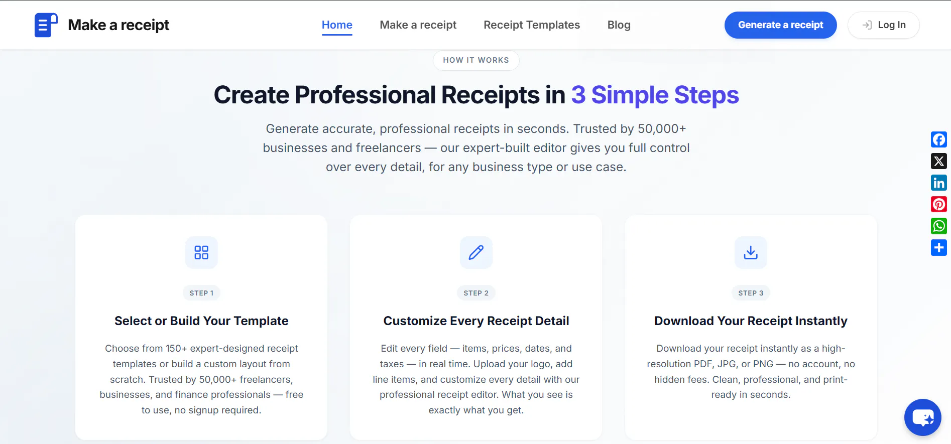 Make a Receipt gallery image