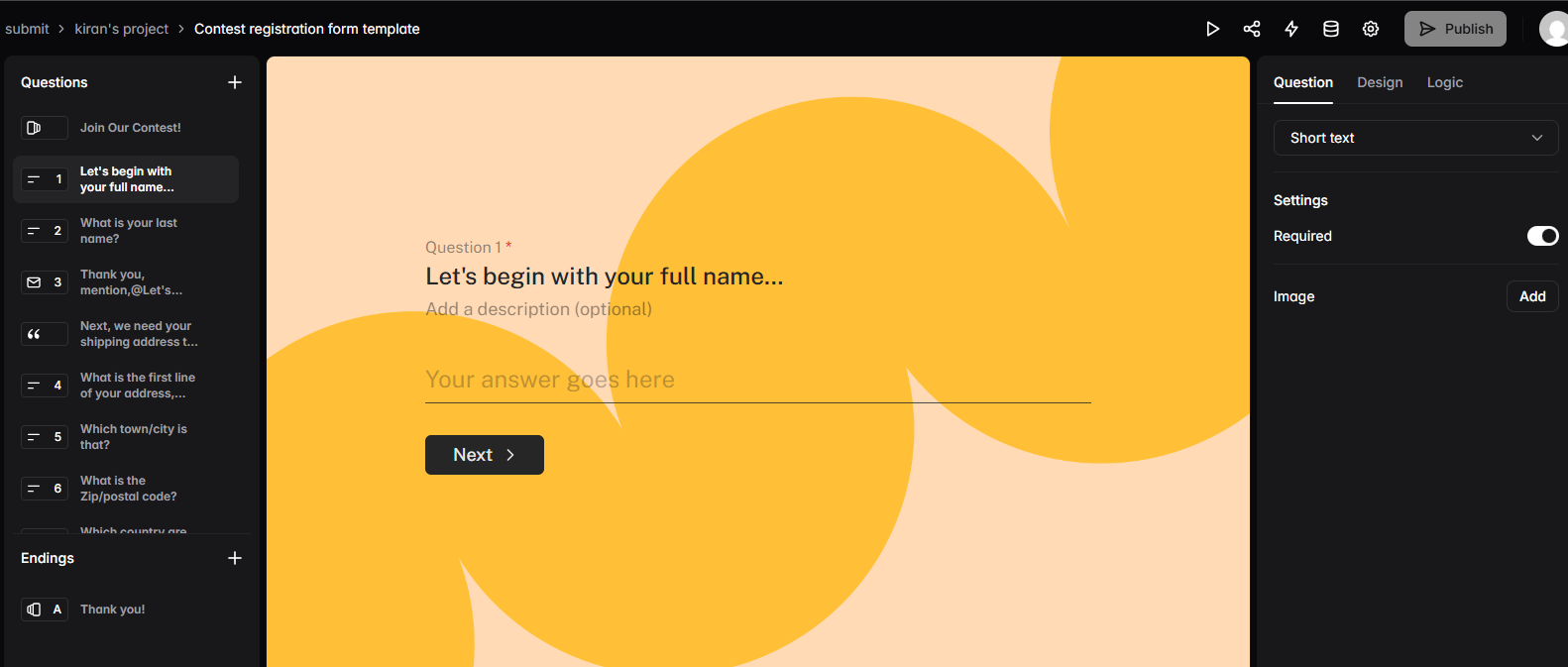 NeuForms - Screenshot 2 showing product features and functionality