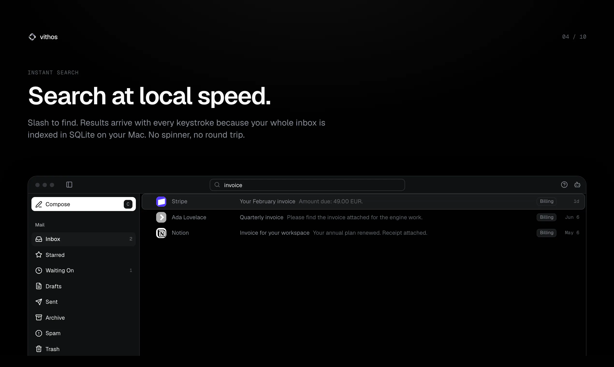 Vithos screenshot