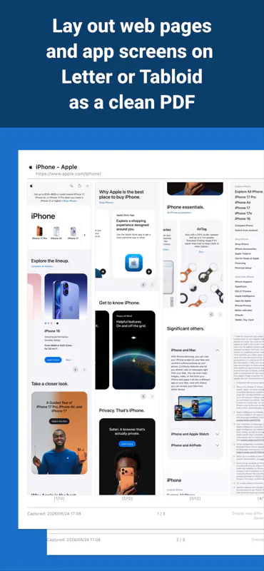 SitePrinter iOS gallery image