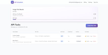 API Schedulr gallery image