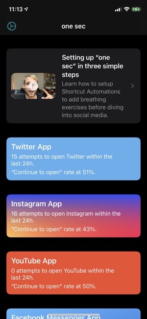 one sec–break your social media habits gallery image
