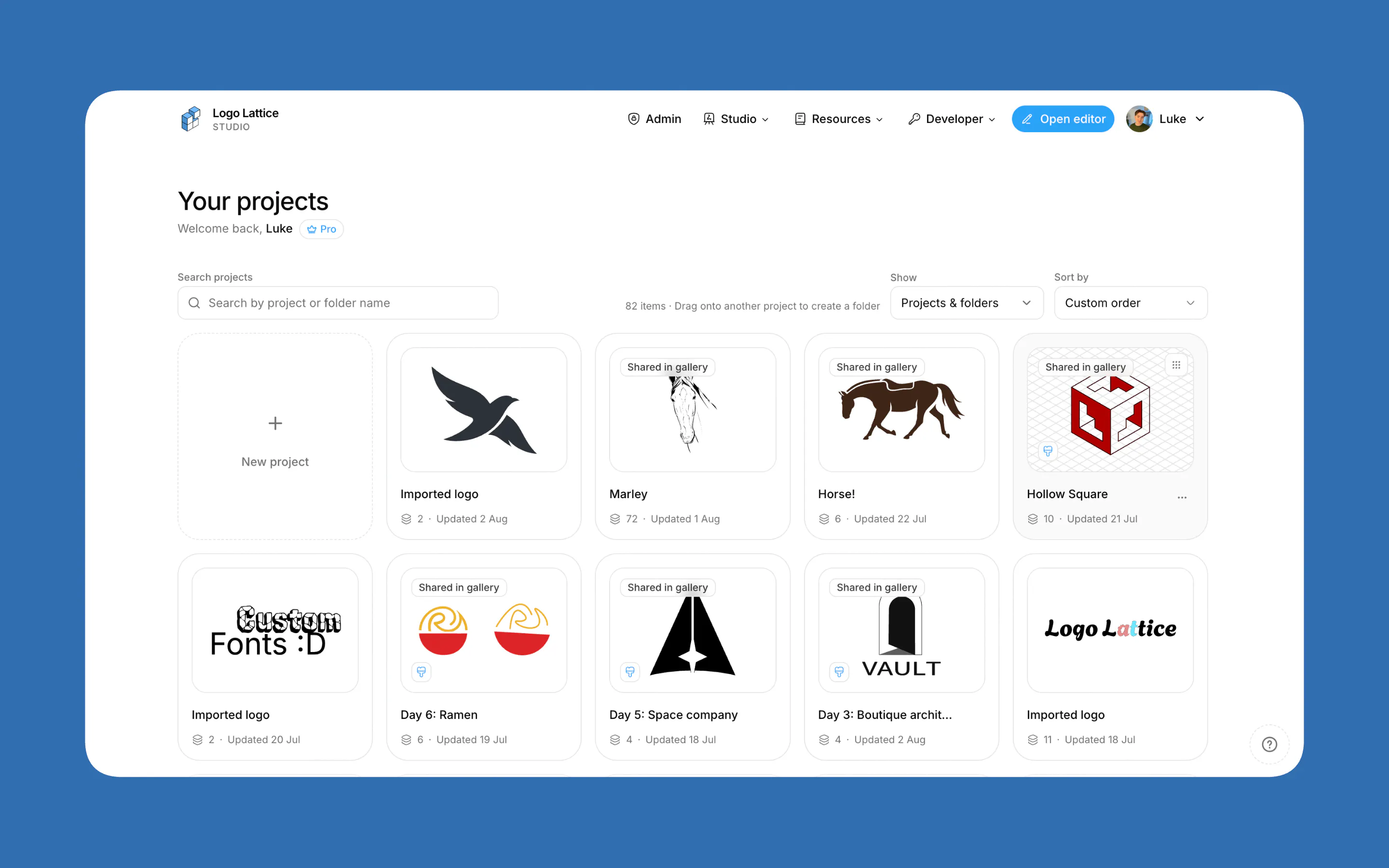 Logo Lattice screenshot 3