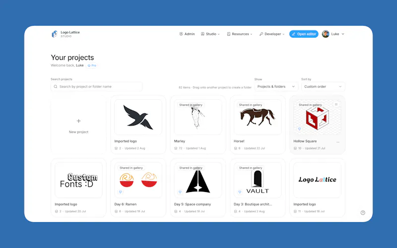 Logo Lattice screenshot 4
