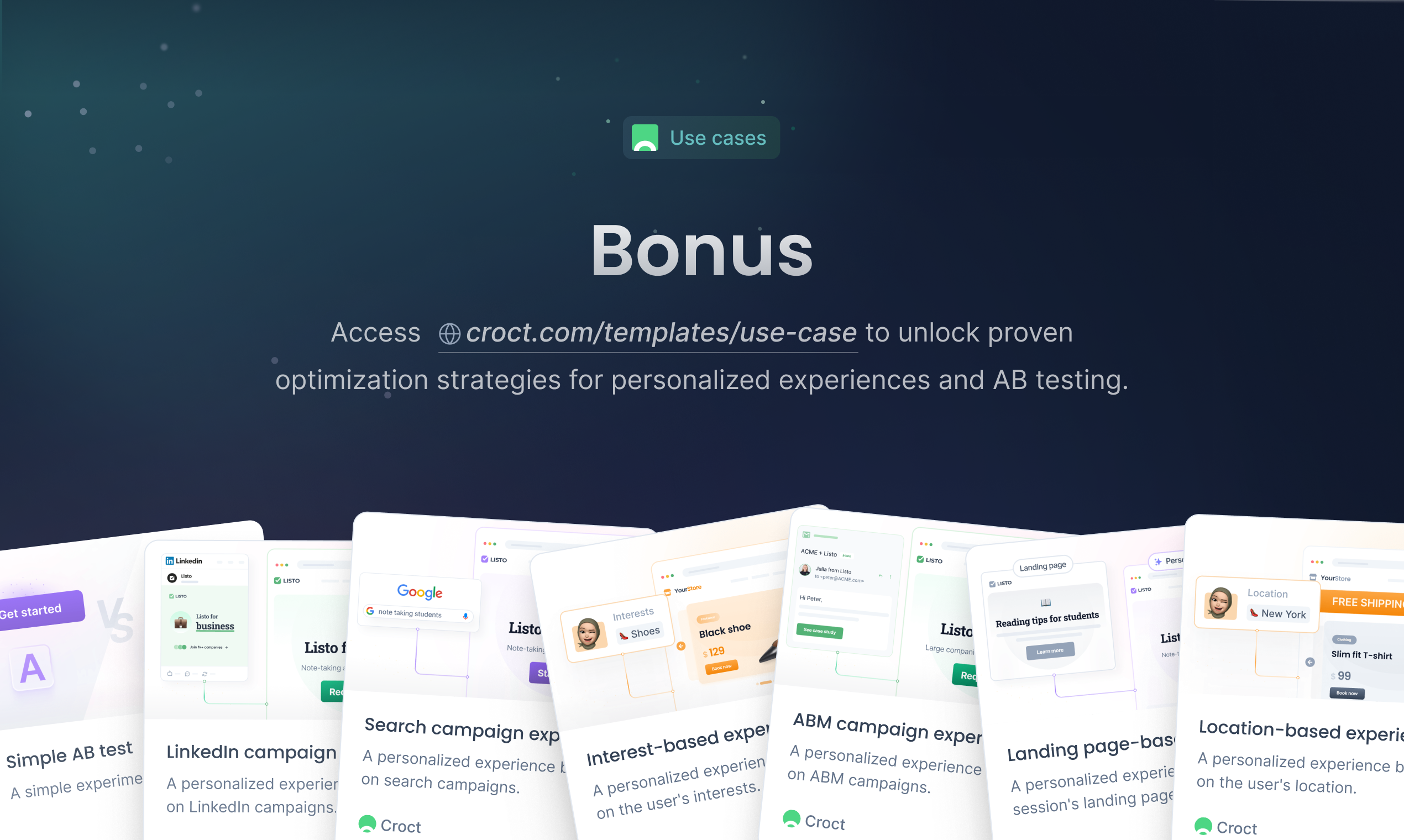 Croct의 CMS 구동 UI 구성 요소 - 개인화 및 AB 테스트가있는 구성 요소 라이브러리 미디어 7