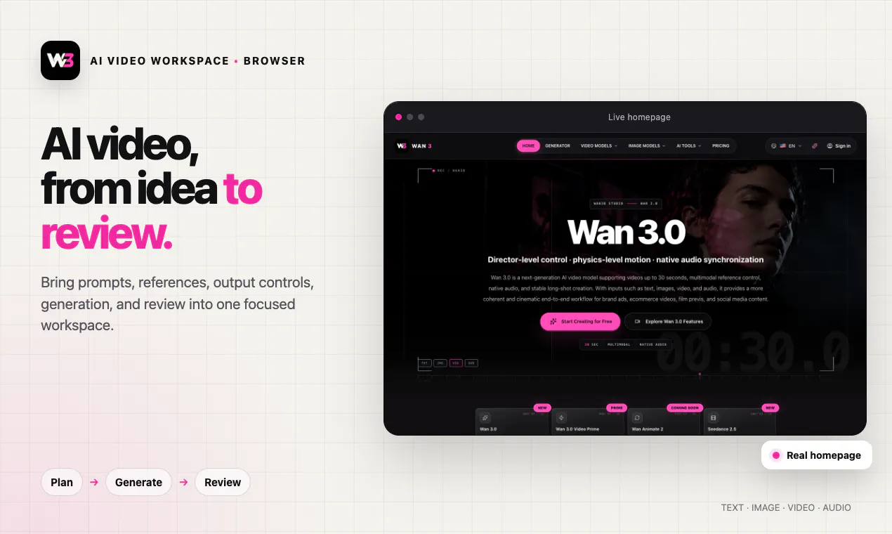 Wan 3.0 gallery image