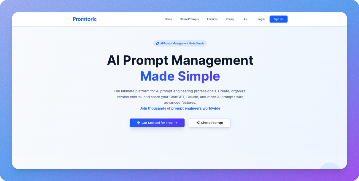 Promtoric gallery image