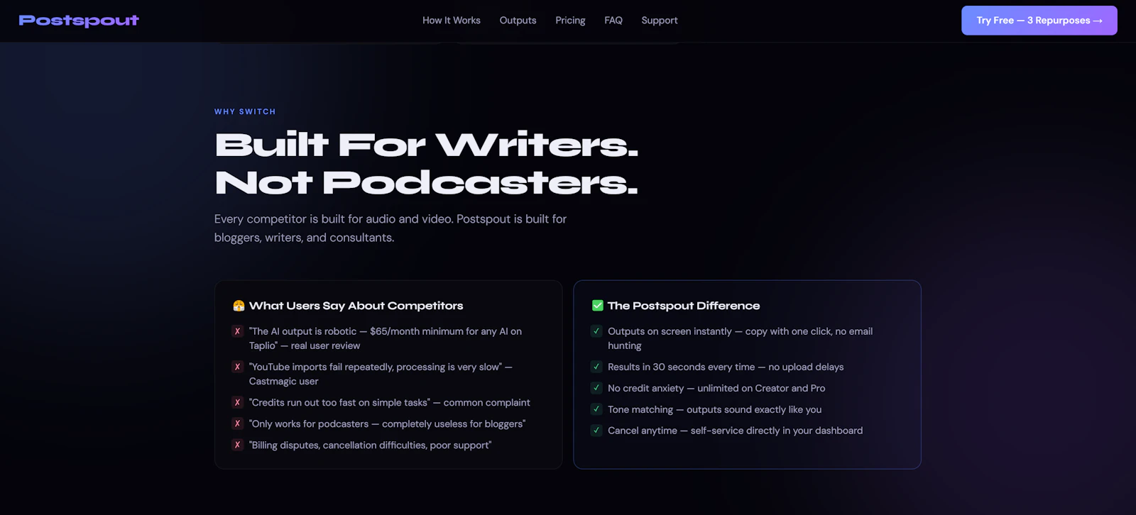 Postspout screenshot 4