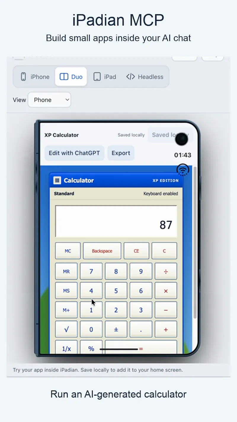 iPadian MCP screenshot 3