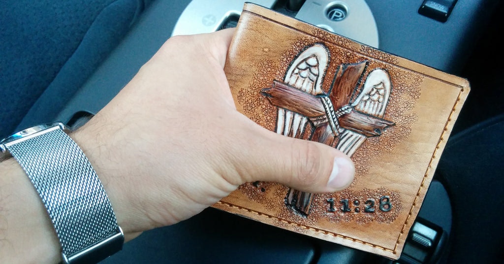 Theodoros Leather Wallet gallery image