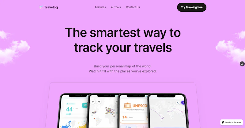 Travelog  screenshot 1