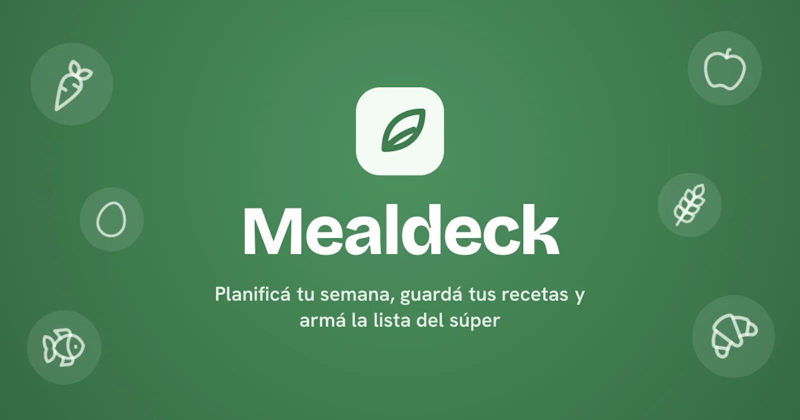 Mealdeck screenshot 1