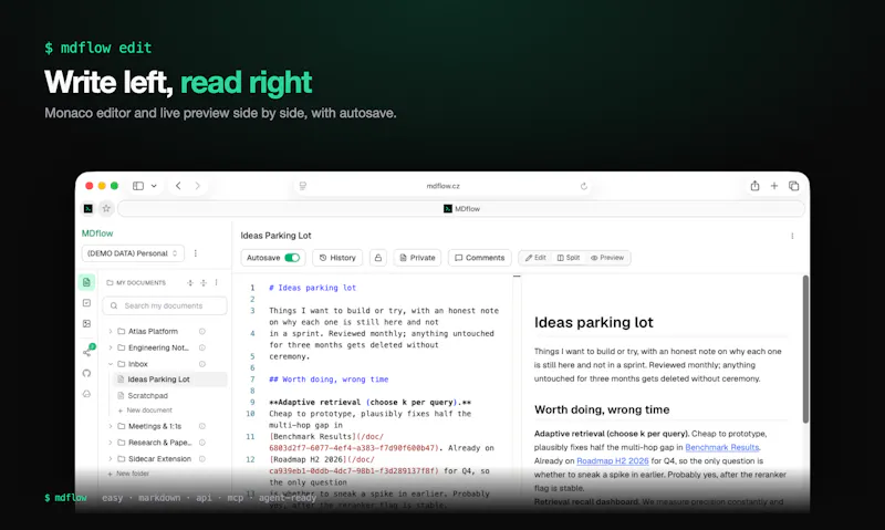 MDflow screenshot 2