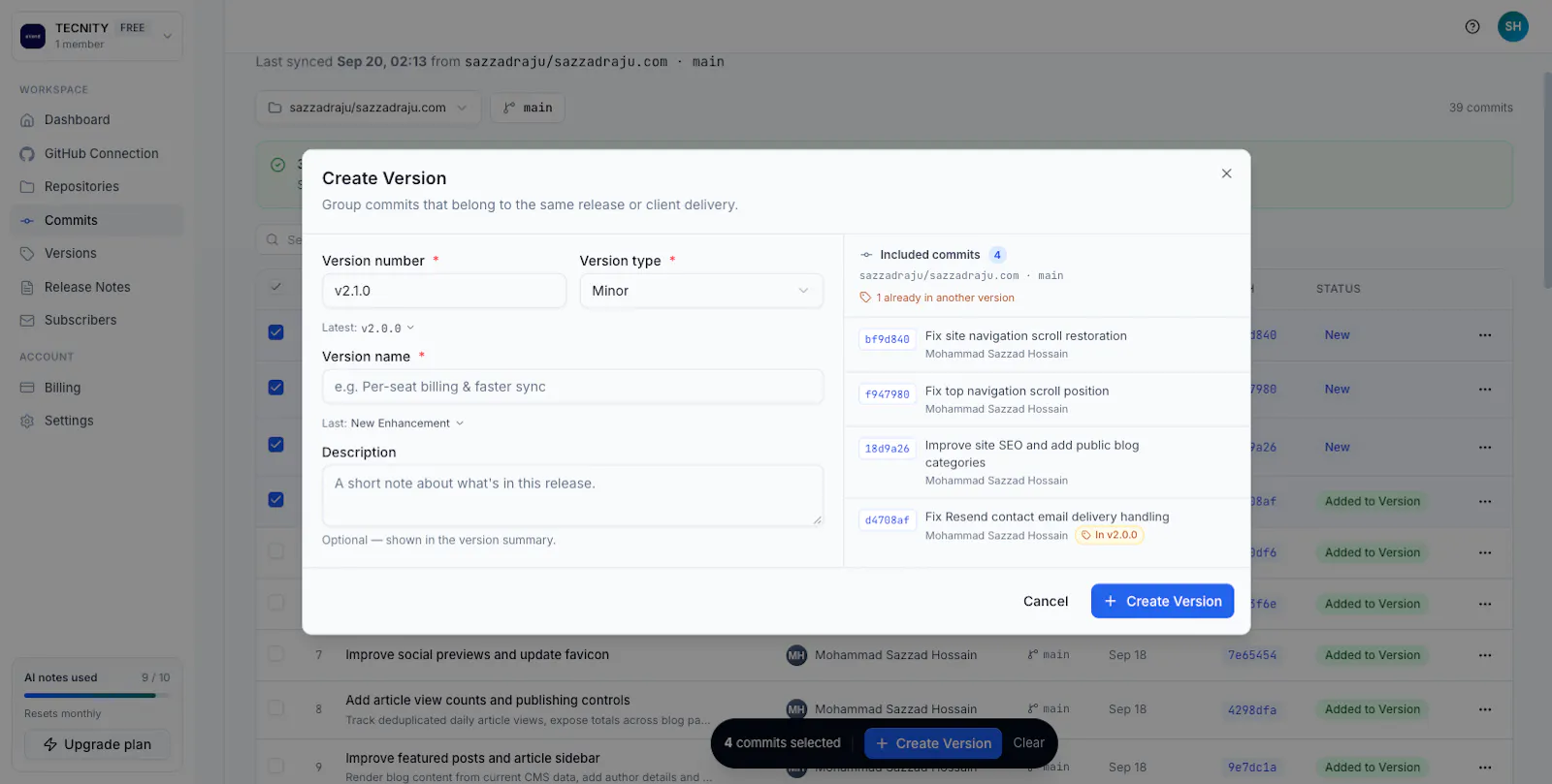 Versivo AI screenshot 4