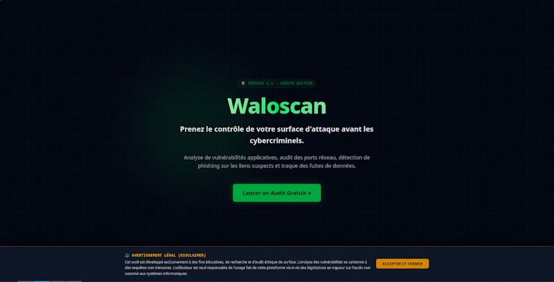 Waloscan screenshot 2