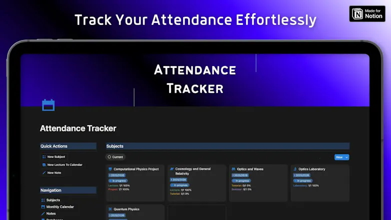 Attendance Tracker gallery image