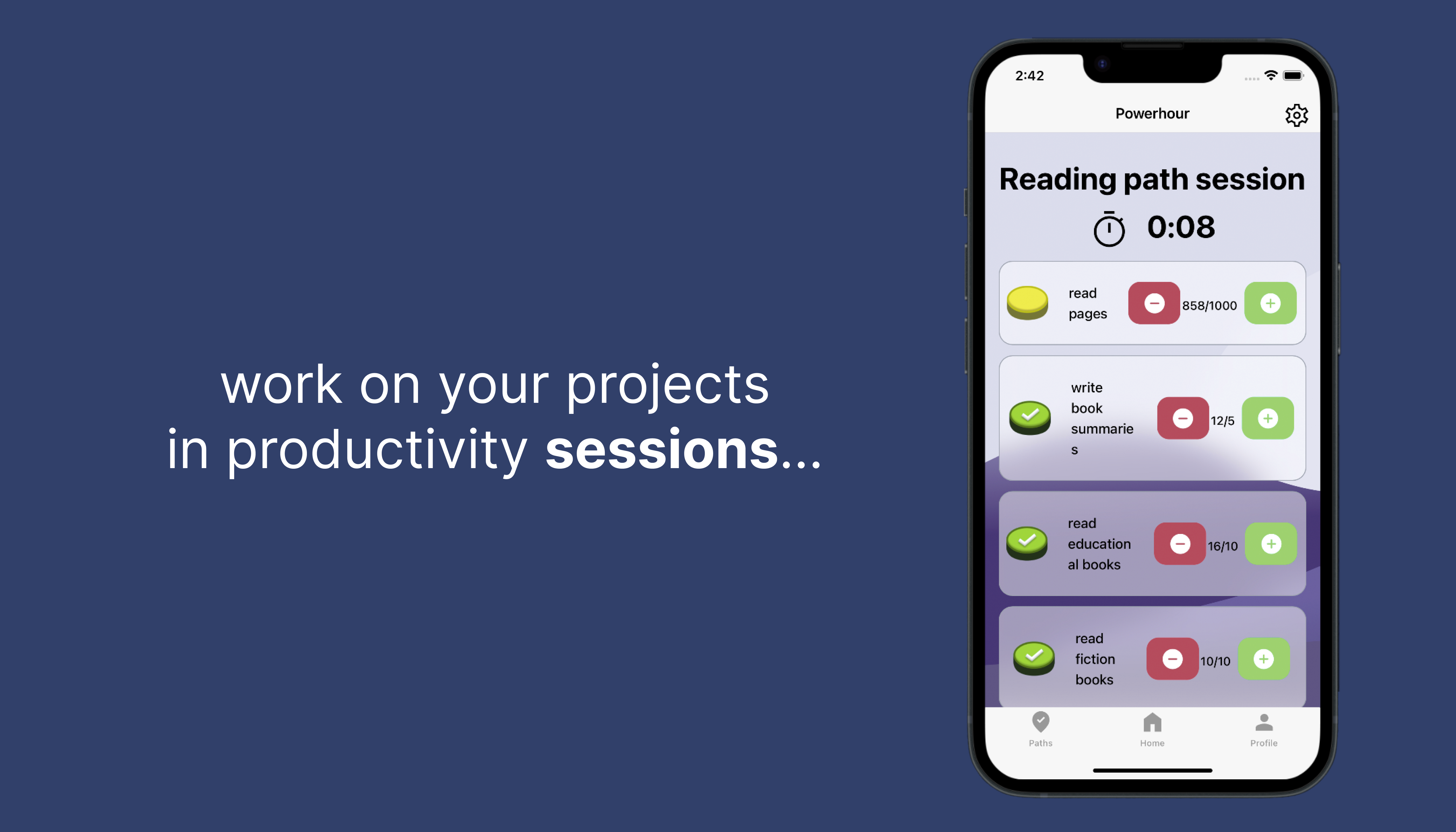 PowerHour - Projekte organisieren und gamify Projekte, um den Aufschub zu töten Medien 2