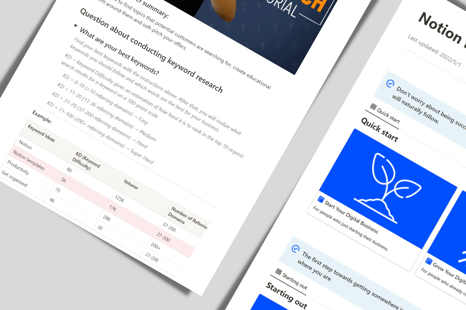 Kit de negocios digitales de noción media 4