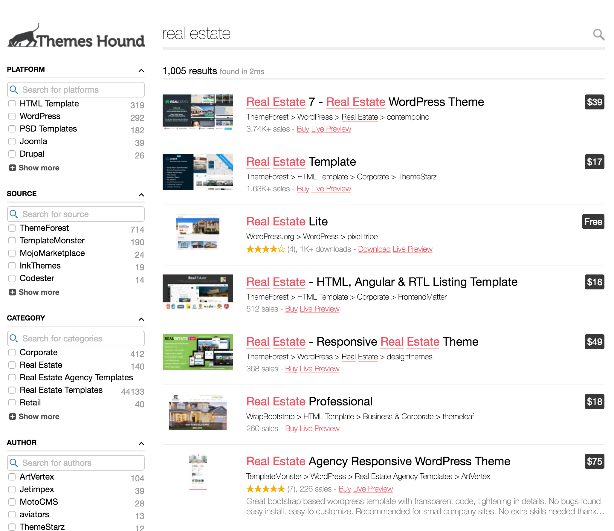 Themes Hound gallery image