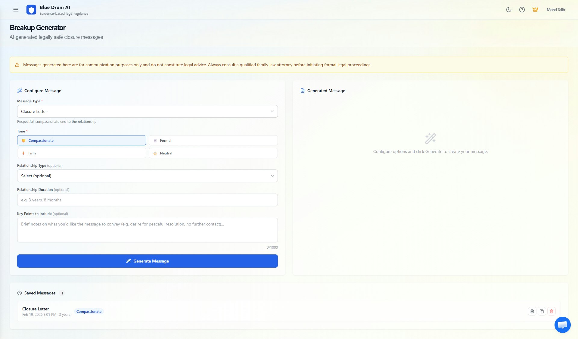 BlueDrum AI - Screenshot 3 showing product features and functionality