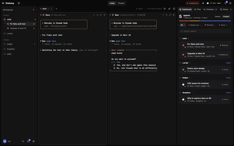 Shebang screenshot 1