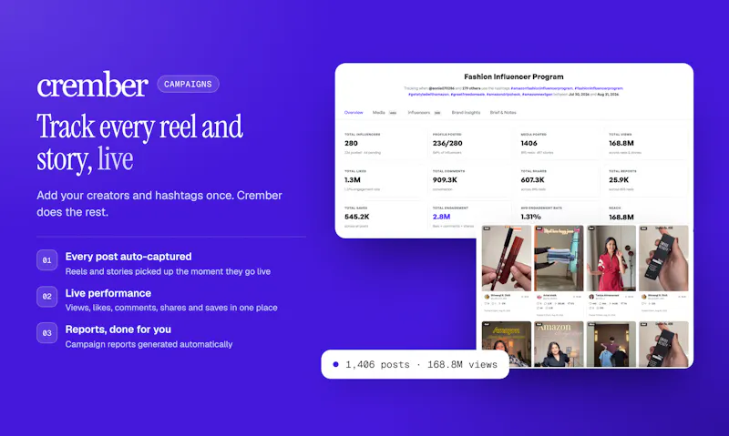 Crember - AI Influencer Search  screenshot 4