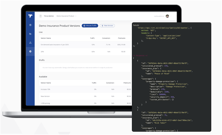 Tint Insurance Platform gallery image