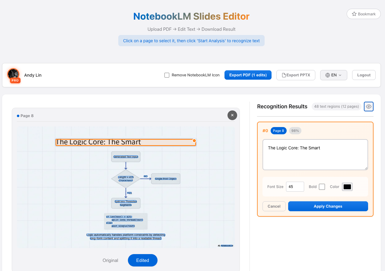 NotebookLM Editor gallery image