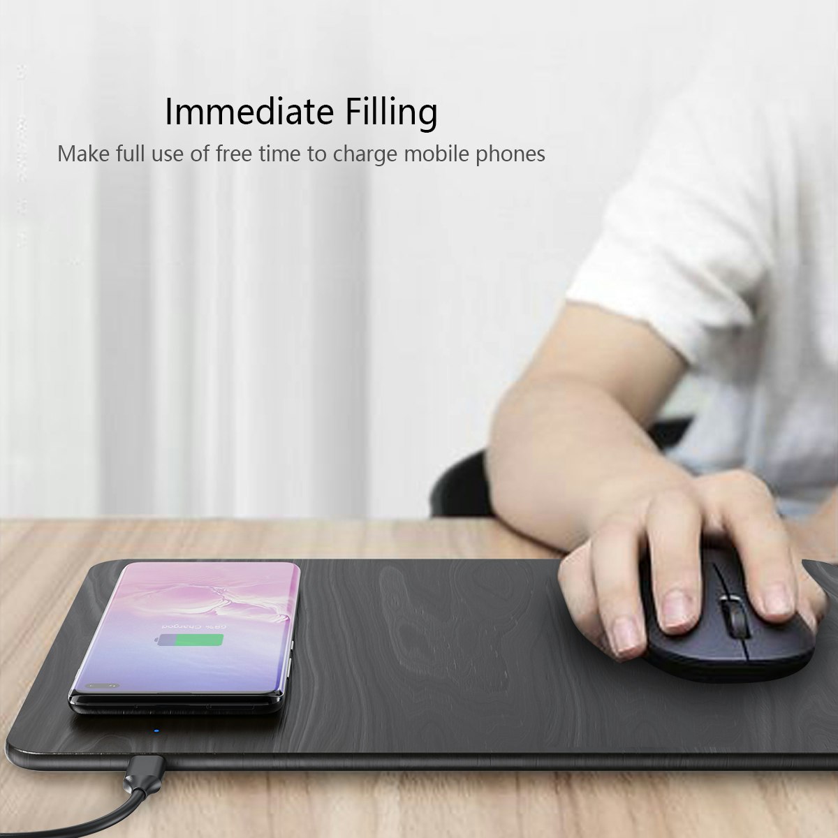 Caricatore wireless MousePad media 4