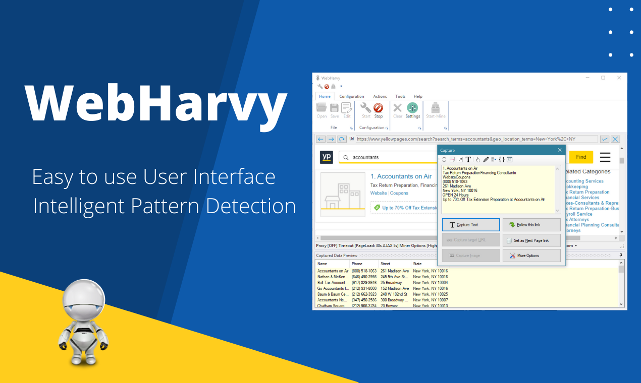 WebHarvy media 2