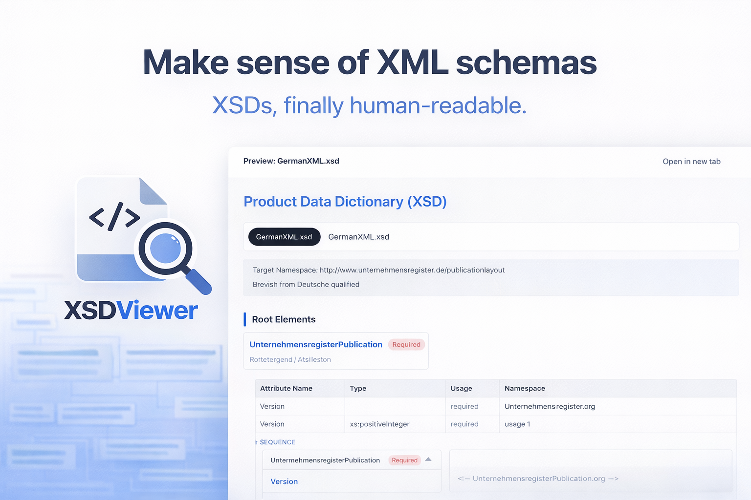 XSD Viewer gallery image