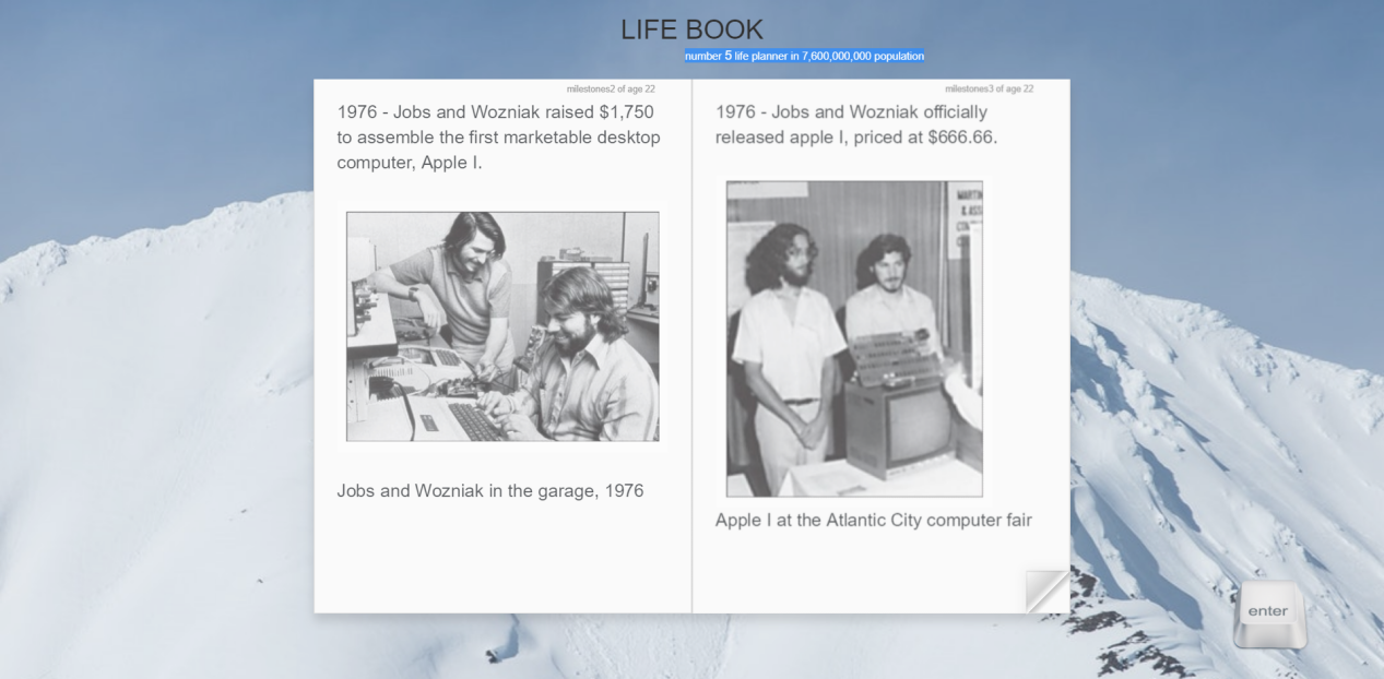 Life Book gallery image